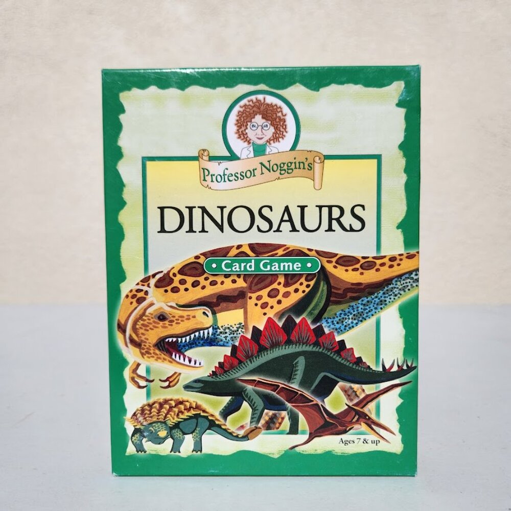 Professor Noggin's Dinosaurs Card Game Fun and Educational Family Trivia Game